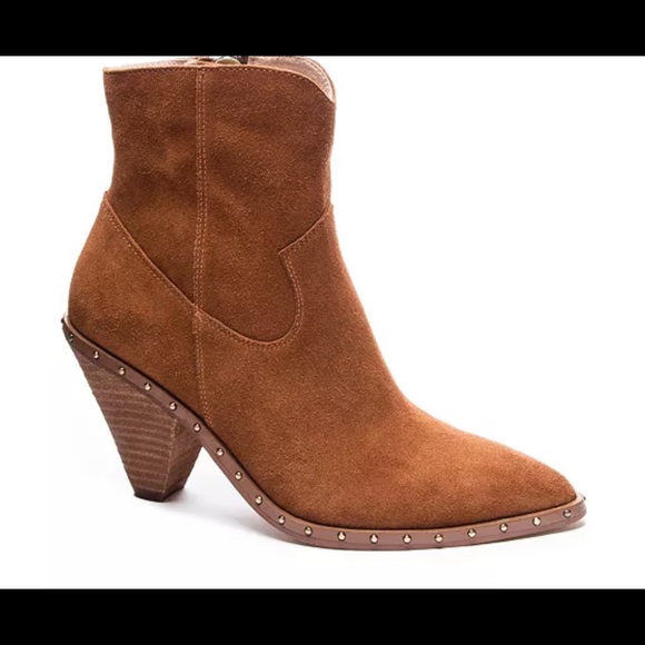 Chinese Laundry Brown Split Suede Ramble Booties - Picture 10 of 10